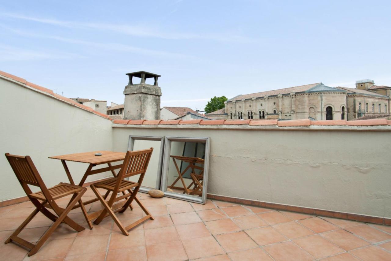 Charming And Large Duplex Flat With Beautiful Terrace In Avignon Apartamento Exterior foto